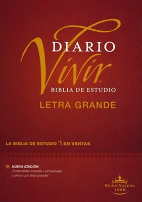 Spanisch, Studienbibel für das Alltagsleben Reina Valera 1960, Grossdruck, oranien