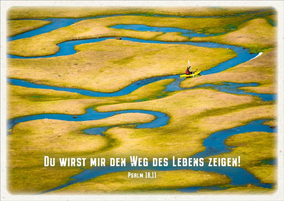 Postkarten Weg des Lebens