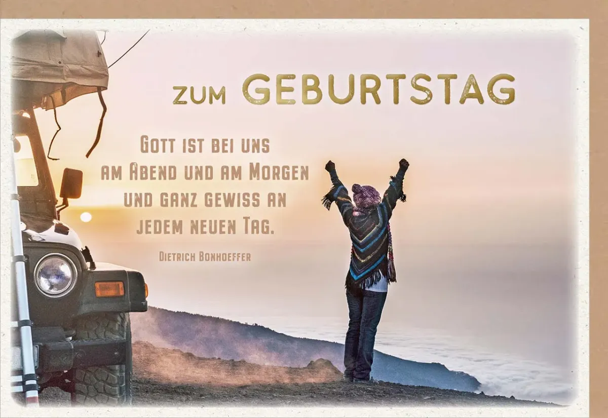 Faltkarte Gott ist bei uns GF