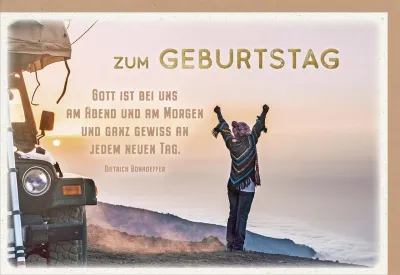 Faltkarte Gott ist bei uns GF