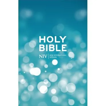 Englisch, Bibel New International Version, kartonniert, blau - 20er Pack