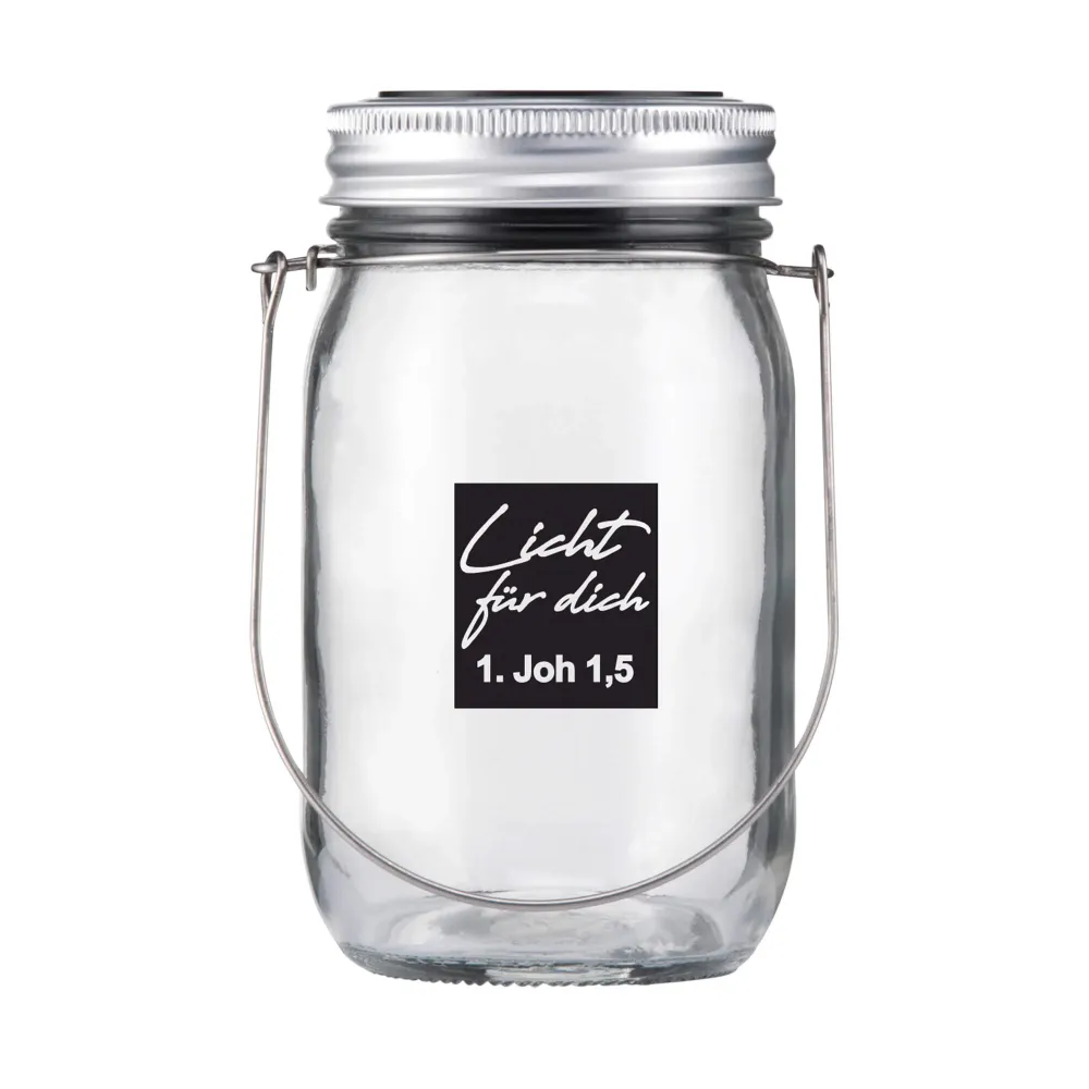 Licht für dich - Solarlampe aus Glas