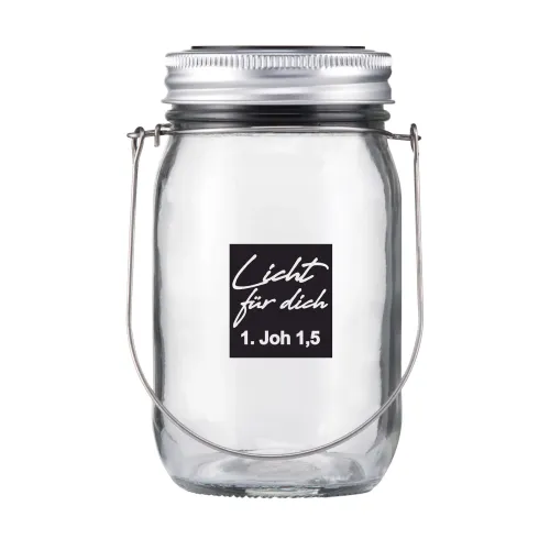 Licht für dich - Solarlampe aus Glas