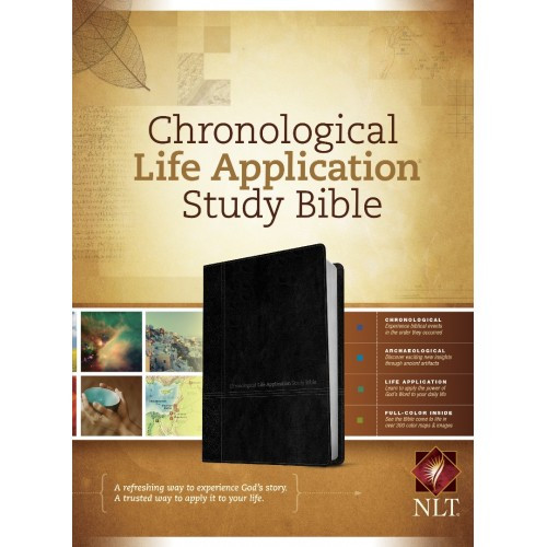 Englisch, Studienbibel New Living Translation, Chronological Life, Kunstleder, zweifarbig...