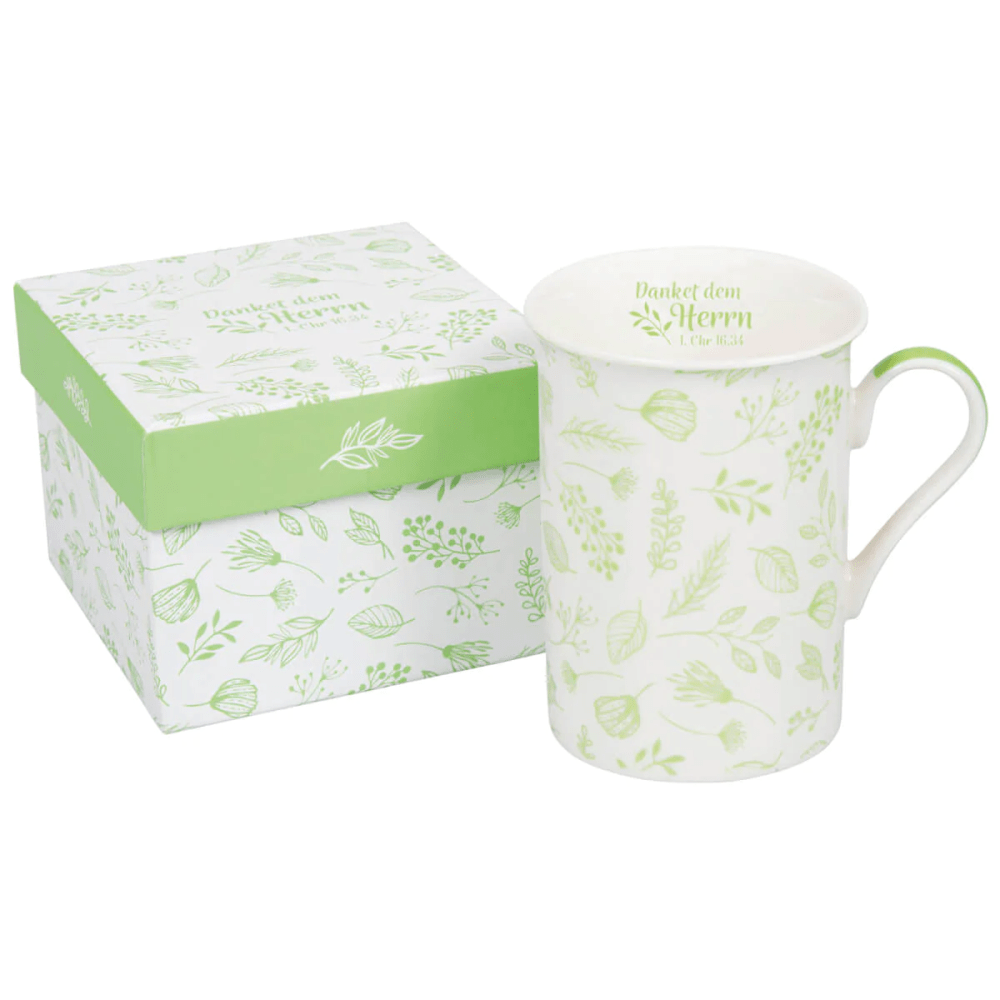 Danket dem Herrn - Tasse - Fassungsvermögen ca. 0,3 l - in Geschenkbox