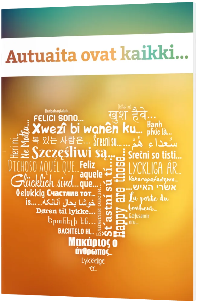 Glücklich sind ... Finnisch - Evangelistisches Verteilheft