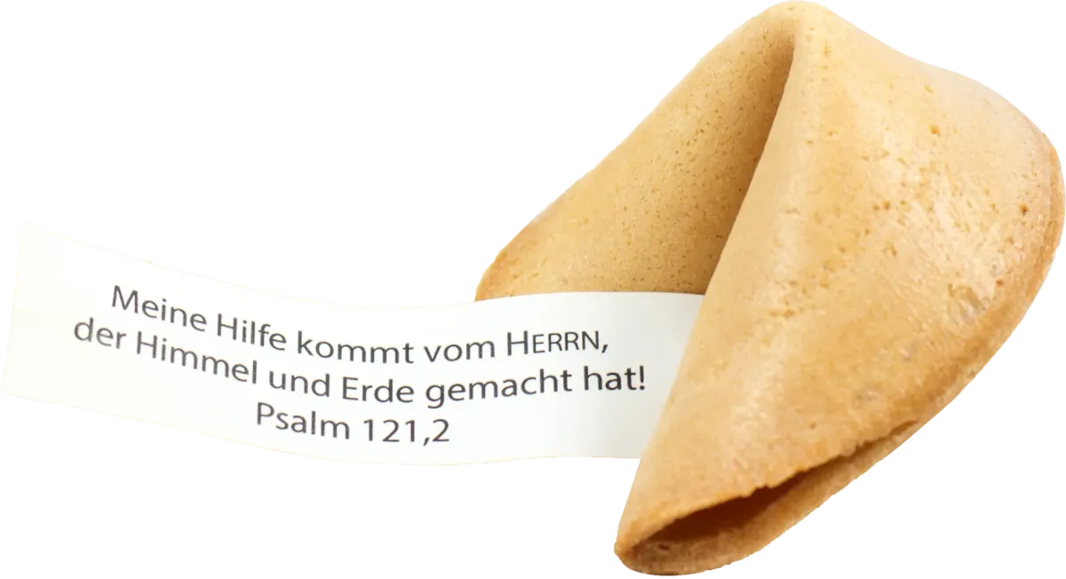Bibelkeks - Mittendrin Ein Wort von Gott - mehr als ein Glückskeks!