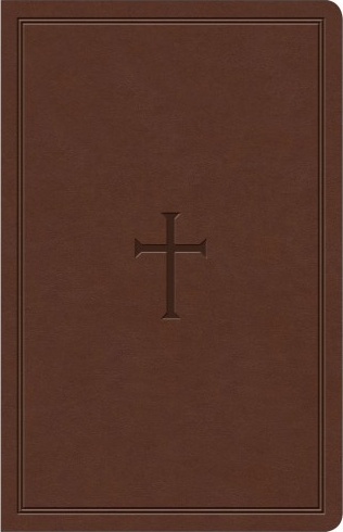 Englisch, Bibel King James Version, Grossdruck, Kunstleder, braun