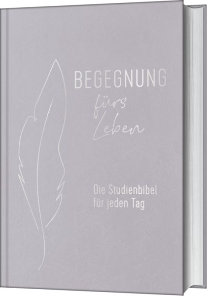 Begegnung fürs Leben - Leder - Die Studienbibel für jeden Tag