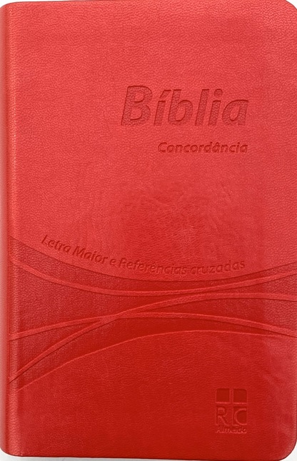 Portugiesisch, Bibel Almeida revidiert und korrigiert, rot, Weisschnitt