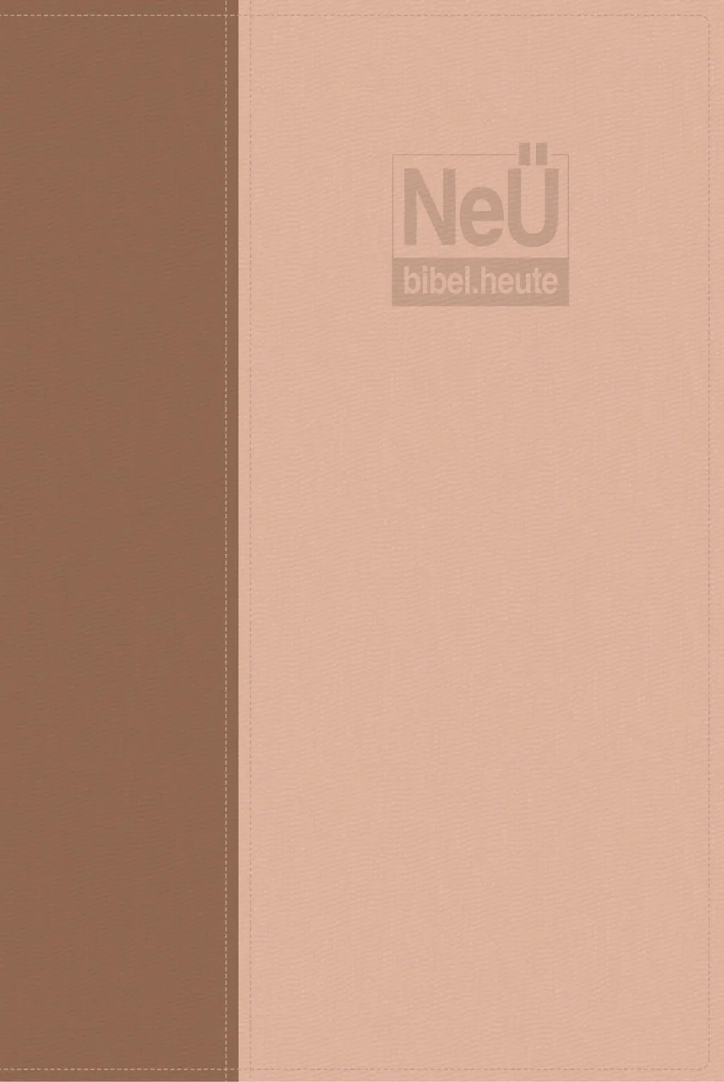 NeÜ bibel.heute, Taschenausgabe, Kunstleder, zweifarbig braun/beige