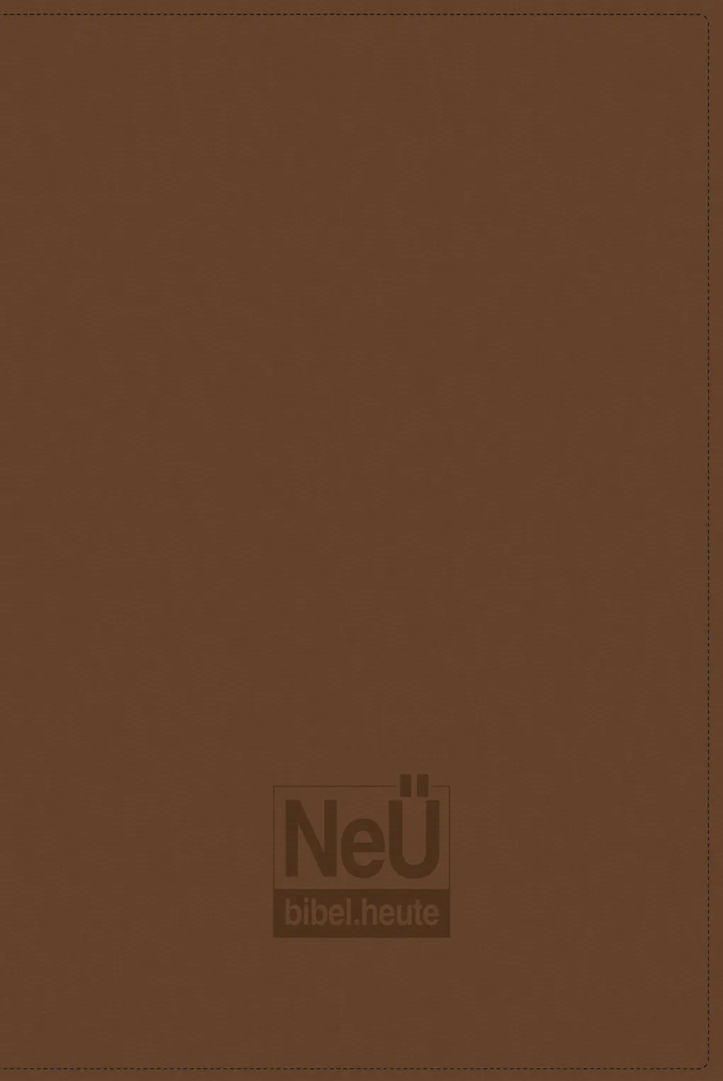 NeÜ bibel.heute, Taschenausgabe, Kunstleder braun