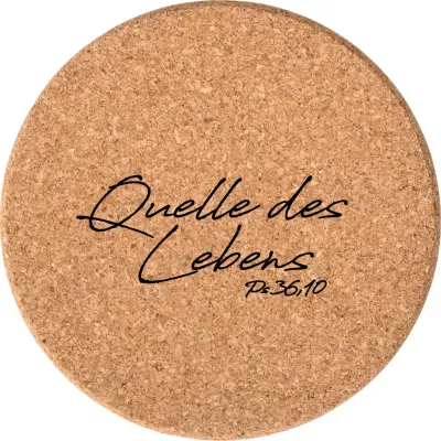 Quelle des Lebens (Kork-Untersetzer)