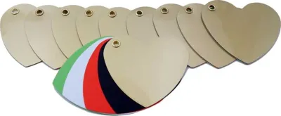 "Das wortlose Buch", Herzform, 10-er Set