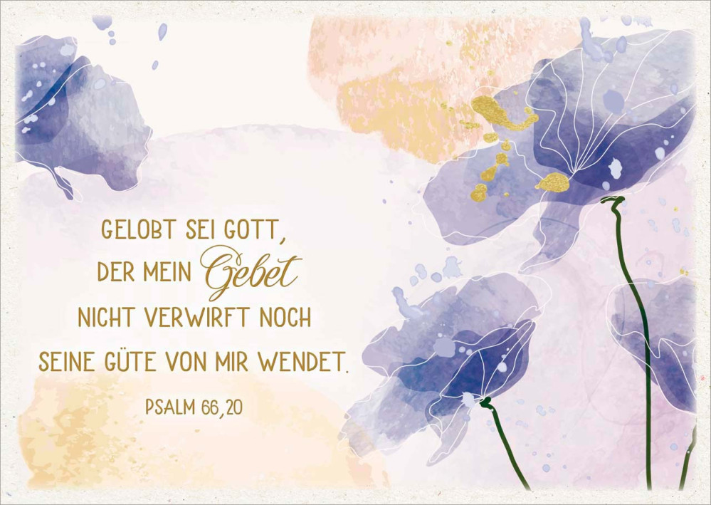 Postkarten Gelobt sei Gott GF