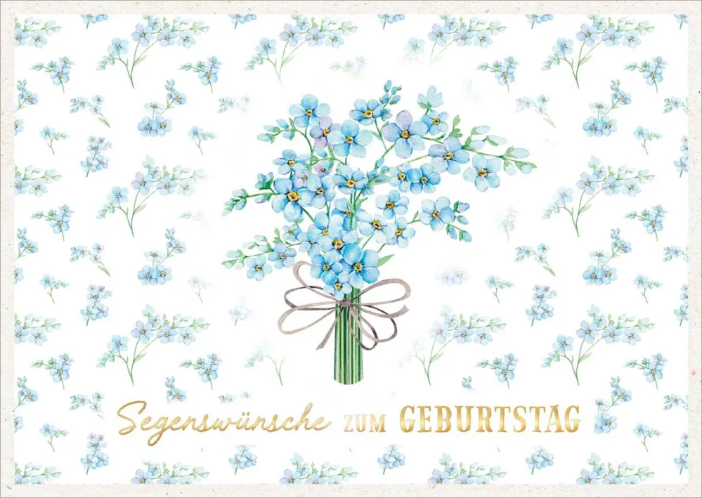 Postkarten Vergissmeinnicht GF