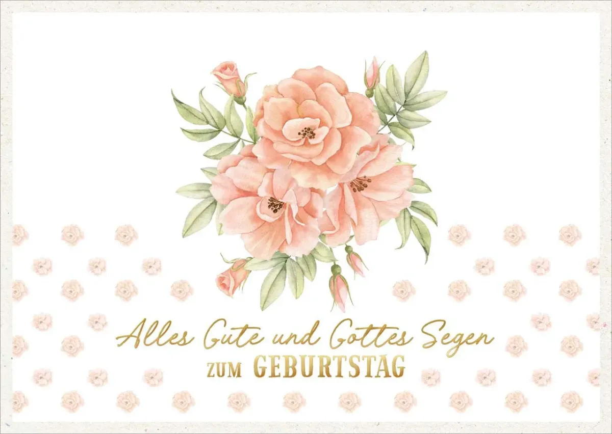 Postkarten Alles gute und Gottes Segen GF