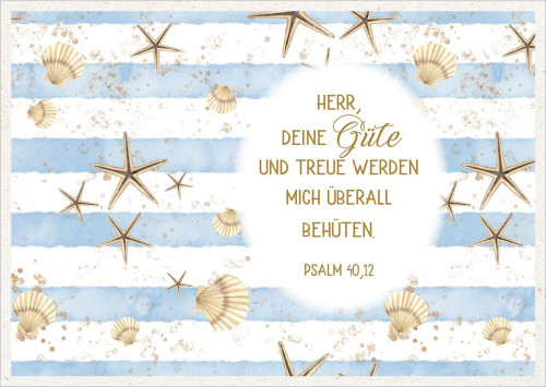 Postkarte Herr, deine Güte GF