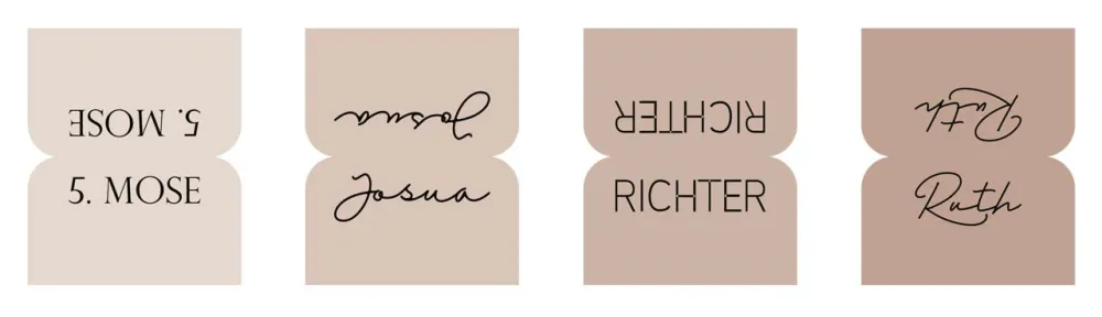 Bibel-Griffregister Cremefarben