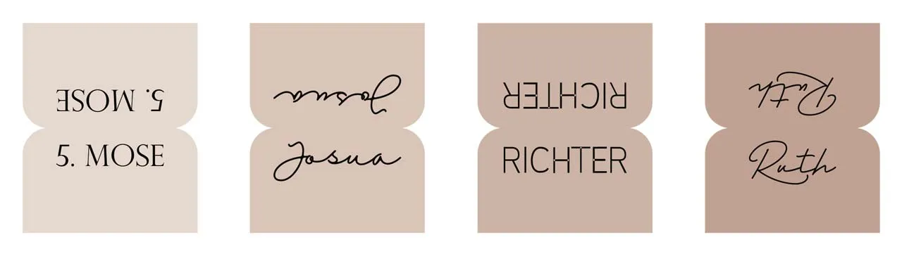 Bibel-Griffregister Cremefarben