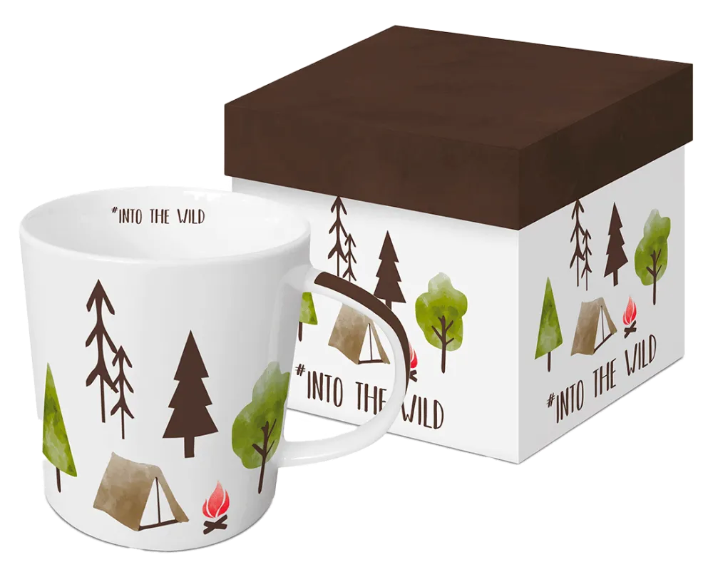 Tasse - Into the Wild - weiss, 400ml