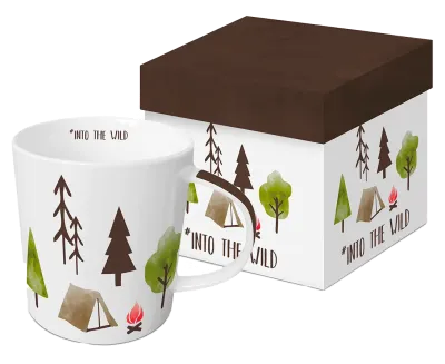 Tasse - Into the Wild - weiss, 400ml