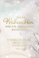 Minikarten Weihnachten Illustrationen veredelt