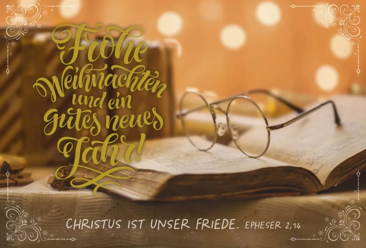 8 Minikarten Weihnachten Fotomotive veredelt