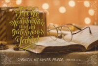 8 Minikarten Weihnachten Fotomotive veredelt