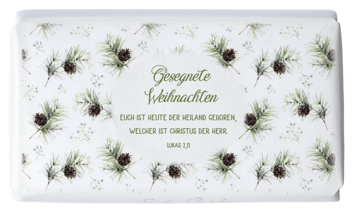 Schokolade Weihnachten Euch ist heute der Heiland geborgen - Lukas 2,11