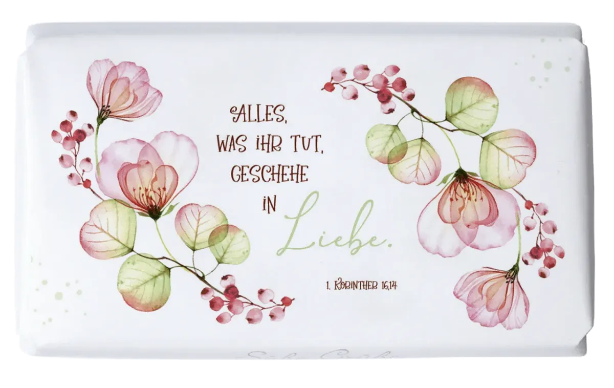 Schokolade Jahreslosung - 1. Kor. 16,14