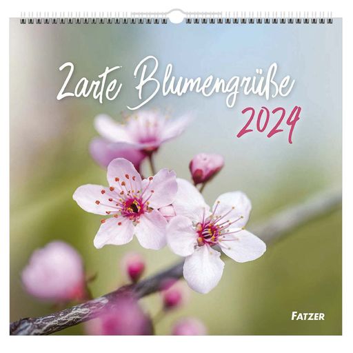 Zarte Blumengrüsse - Wandkalender