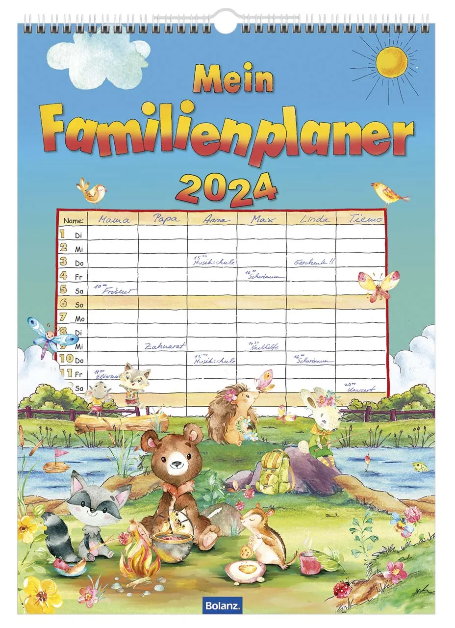  Kalender Mein Familienplaner 
  2024 