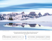 Schweizer Bildkalender - Englisch, Wandkalender