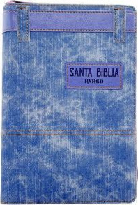 Spanisch, Bibel Reina Valera 1960, Grossdruck, Jeans, Reissverschluss, Griffregister