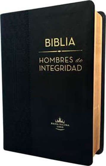 Spanisch, Studienbibel für Männer Reina Valera 1960, Leder, schwarz