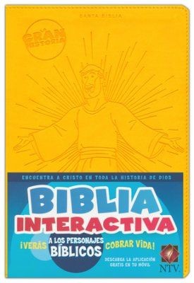 Spanisch, Studienbibel für Kinder Nueva Traduccion Viviente, Kunstleder, gelb