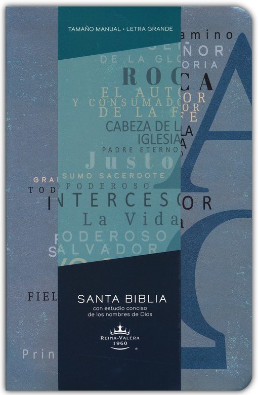 Spanisch, Bibel Reina Valera 1960, Grossdruck, Kunstleder,illustrierter Einband Alpha und Omega,...