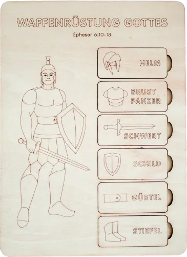 Waffenrüstung Gottes – Krieger - Lerne die Waffenrüstung Gottes (Epheser 6) kennen.