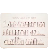 Puzzle Die Bücher der Bibel aus Holz - Die Bücher der Bibel spielerisch auswendig lernen.