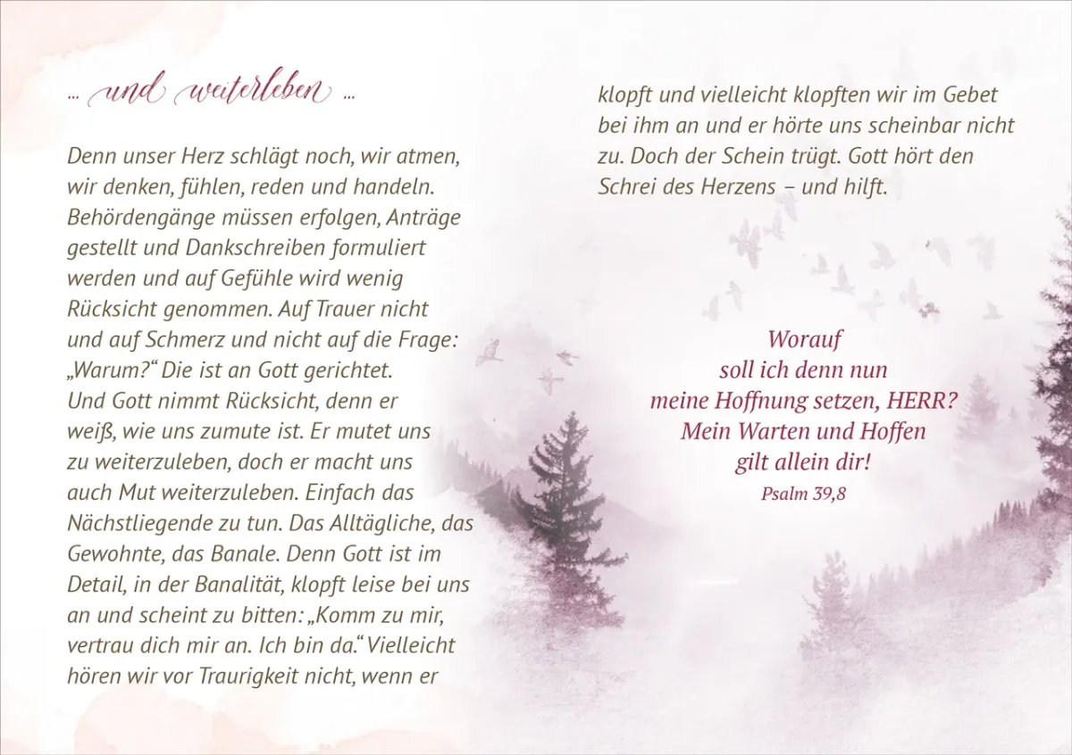 Grussheft Mit Hoffnung leben