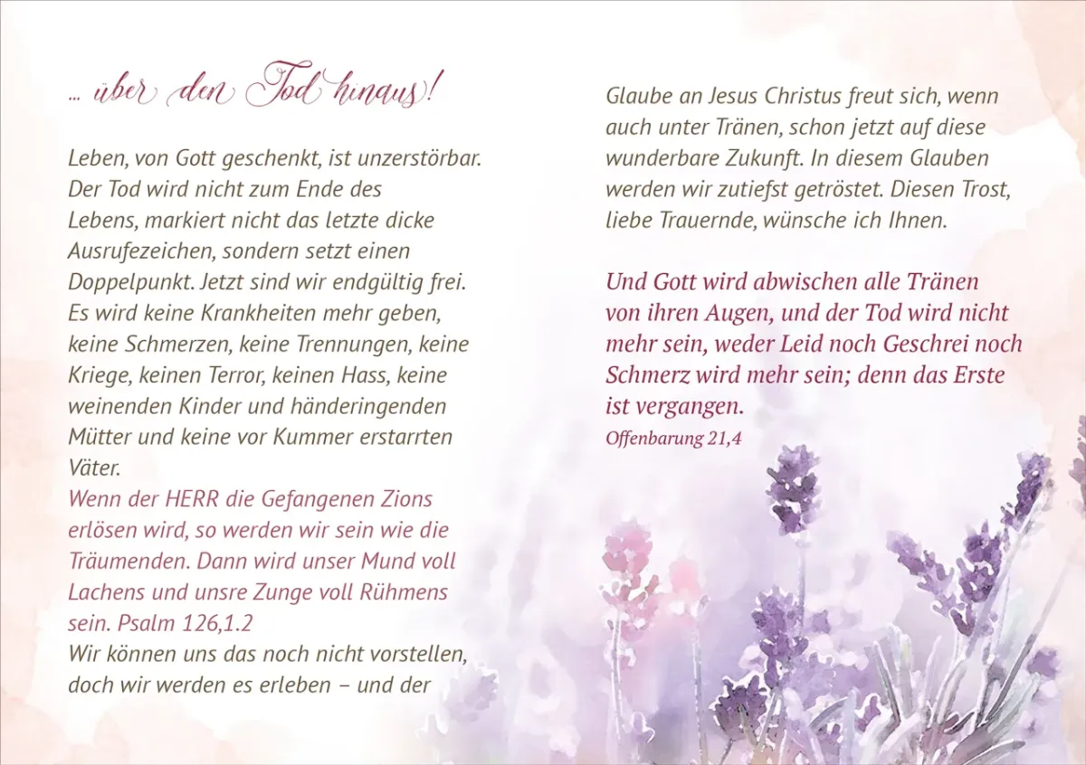 Grussheft Mit Hoffnung leben