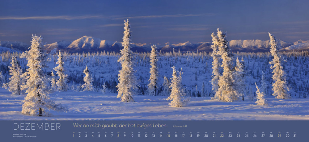 Kalender Ewigkeit im Herzen - Super-Panorama-Wandkalender