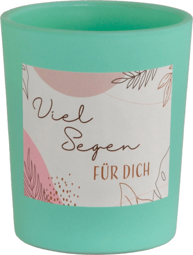 Viel Segen für Dich (Duftkerzen-Glas) - Mit zartem Baumwoll-Duft