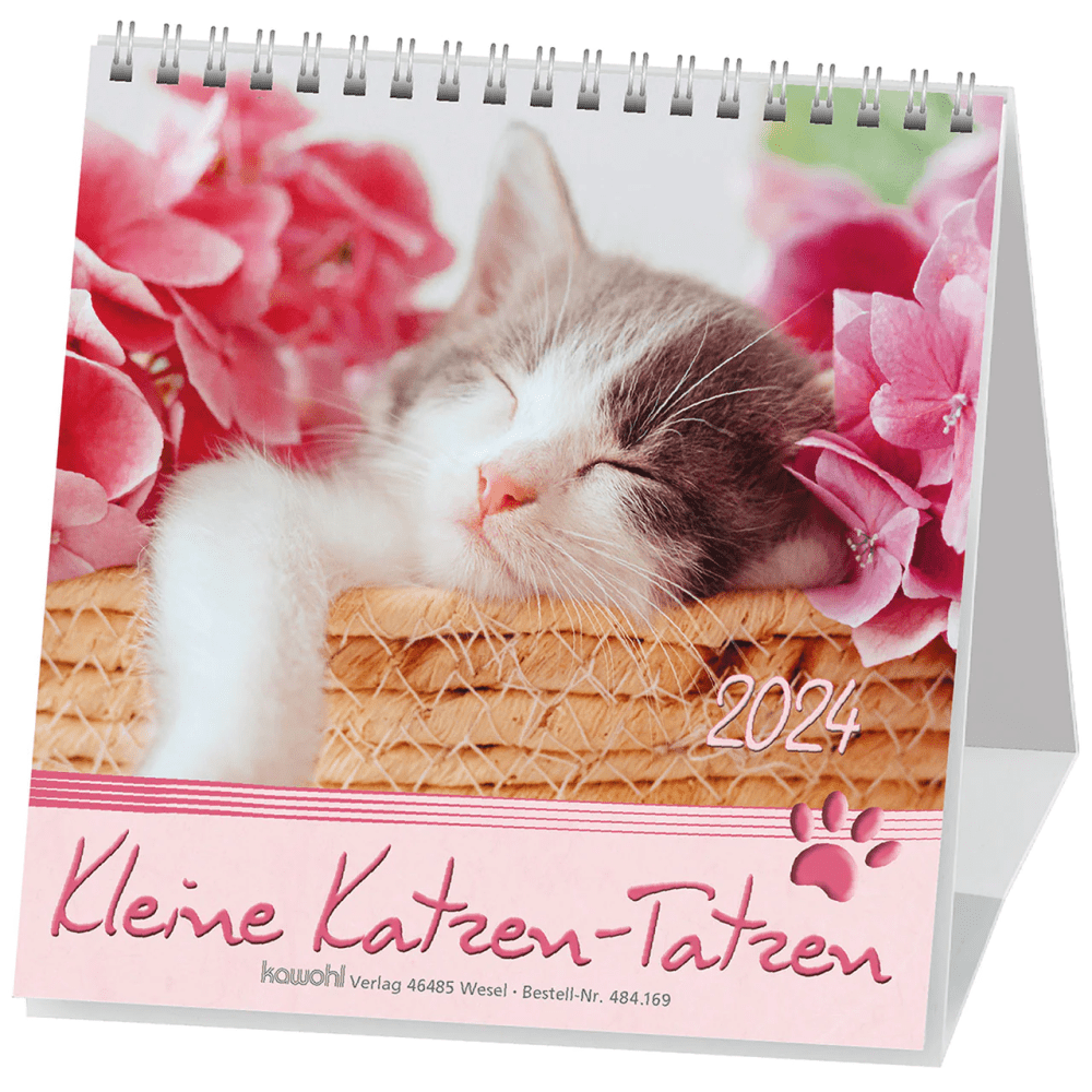 Kleine Katzen-Tatzen - Postkartenkalender
