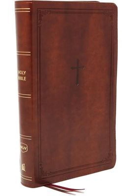 Englisch, Referenzbibel New King James Version, kompakt, Kunstleder, braun