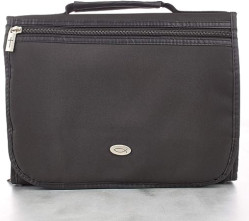 Black Micro-Fiber Tri-fold Organizer Bible Cover