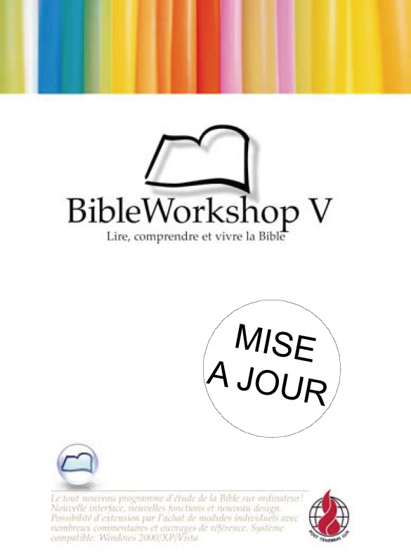BIBLEWORKSHOP 5.0 MISE À JOUR DU 4.4 - MISE À JOUR 5.1 EN LIGNE