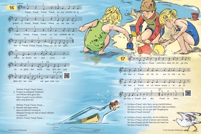 Freudesprüng (Liederbuch) - Christlichi Chinderlieder uf Schwiizerdütsch