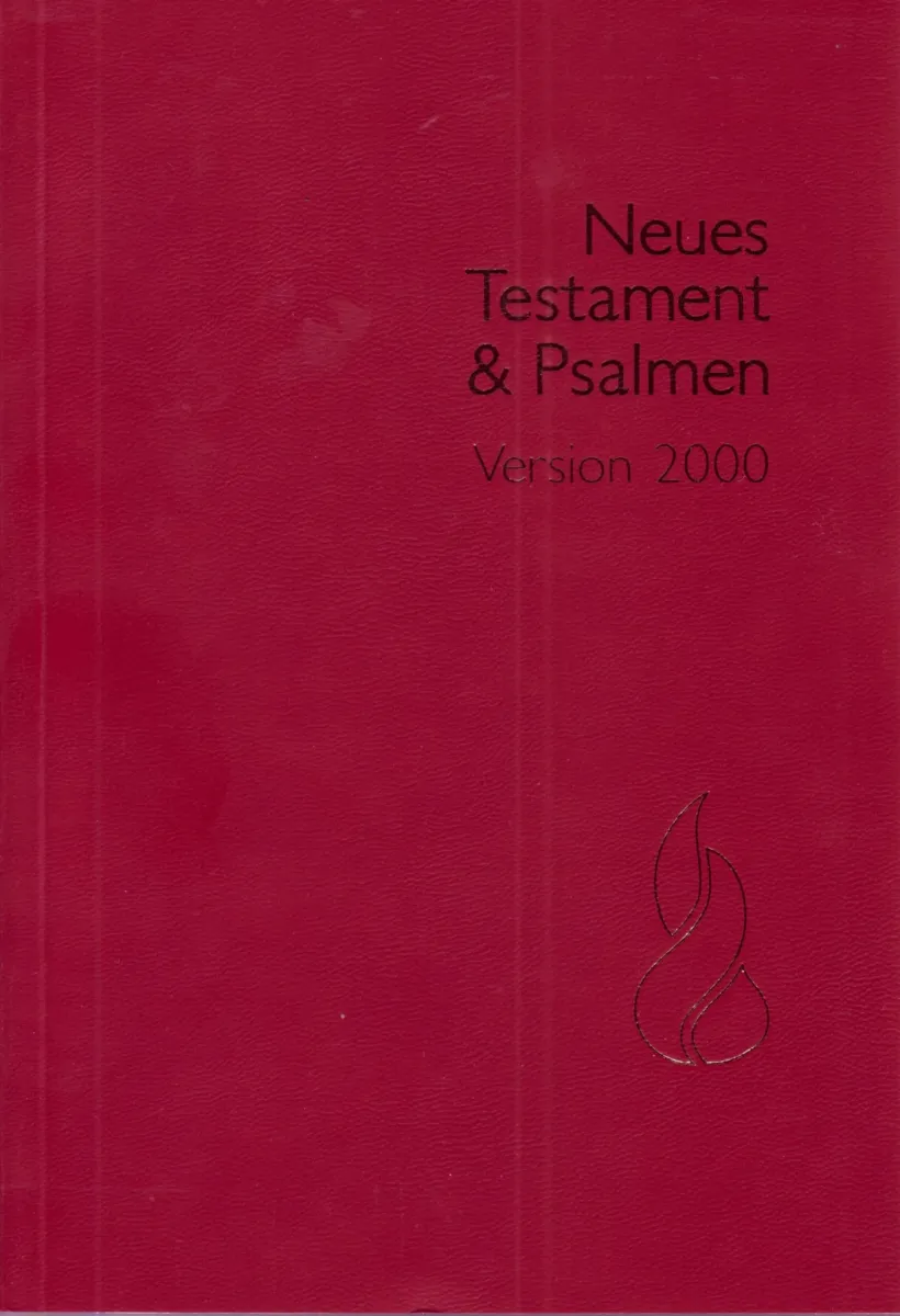 NT PS. SCHLACHTER 2000, GROSSDRUCK, BROSCHIERT, ROT